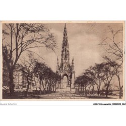AKBP4-0333-ROYAUME-UNI - EDINBURGH - scott monument from prices street gardens