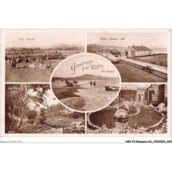AMJP3-0146-ROYAUME-UNI - LEVEN - greetings - the beach