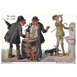 AZAP6-0481-CHIEN - Teckel - Biere - Der g'hort an - Zeigt