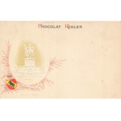 MIKIK-P3-035 SUISSE BERNE RODOLPHE D'ERLACH CHOCOLAT PUBLICITE KOHLER
