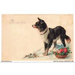 AXOP8-0883-ANIMAUX - Bonne fete - Chien berger finnois