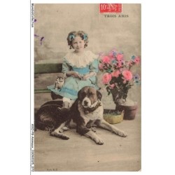 AXOP8-0891-ANIMAUX - Trois amis