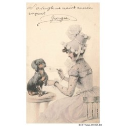 BK-BFP1-0407-ANIMAUX - Chien message