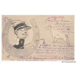 BK-BFP1-0471-ANIMAUX - Chien  - Jack Rusell Malespine - Le chien Hurf - abonne de l'hippique