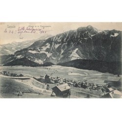 SUISSE VD VAUD -28927 LEYSIN VILLAGE ET LE CHAMOSSAIRE