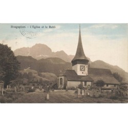 SUISSE AC-MK34 VAUD ROUGEMONT L EGLISE ET LE RUBLI + CACHET AMBULANT