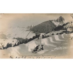 SUISSE -FG54873 LEYSIN SKELETON LUGE SPORTS D HIVER