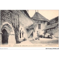 AEHP3-0210- SUISSE - CHÂTEAU DE CHILLON - COUR ET ESCALIER D'HONNEUR
