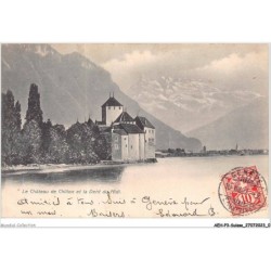 AEHP3-0193- SUISSE - LE CHÂTEAU DE CHILLON ET LA DENT DU MIDI