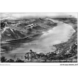 ACIP8-SUISSE-0606 - CHILLON - MONTREUX ET PANORAMA DU LAC LEMAN