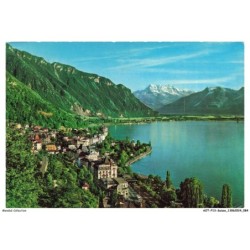 AOTP13-0883-SUISSE - TERRITET-MONTREUX-CHILLON - vue générale avec dent du midi