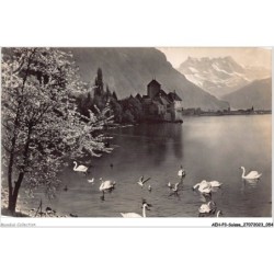 AEHP3-0220- SUISSE - CHÂTEAU DE CHILLON ET DENTS DU MIDI