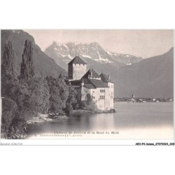 AEHP4-0286- SUISSE - CHÂTEAU DE CHILLON ET LA DENT DU MIDI