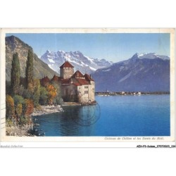 AEHP3-0260- SUISSE - CHÂTEAU DE CHILLON ET LES DENTS DU MIDI