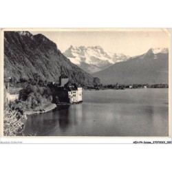 AEHP4-0282- SUISSE - CHÂTEAU DE CHILLON ET DENT DU MIDI