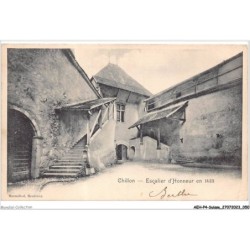 AEHP4-0297- SUISSE - CHILON - ESCALIER D'HONNEUR EN 1439