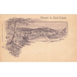 MIKIH- 0431 SUISSE SOUVENIR DE SAINT CERGUES CERGUE GRUSS