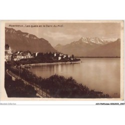 ACH-P6-SUISSE-0450 - MONTREUX - Les Quais Et La Dent Du Midi