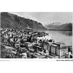 AMAP7-0616-SUISSE - MONTREUX - Vue générale et les dents du midi