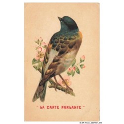 BK-BFP1-0488-ANIMAUX - Oiseau - fleurs - la carte parlante - systeme