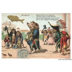 BK-BFP1-0482-ANIMAUX - 1er avaril - couture d'or tel un ministre - toisant chacun avec hauteur