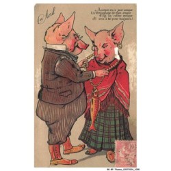 BK-BFP1-0502-ANIMAUX - Cochon - Accepte en ce jour unique - un temoignage de mon amour