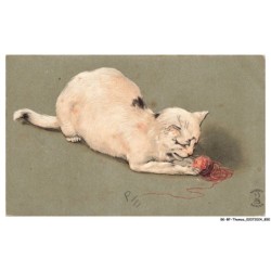 BK-BFP1-0427-ANIMAUX - Chats - Boule de laine