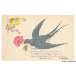 BK-BFP1-0382-ANIMAUX - Pensant a vous des qu'arrive l'aurore - oiseau