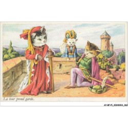AY-BFP1-0182-CHAT - LA TOUR PREND GARDE - Chats habillés