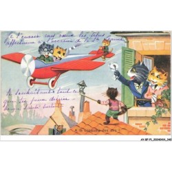 AY-BFP1-0171-CHAT - A LA CONQUETE DES AIRS - Chats habillés