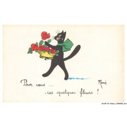 CG-BFP3-1110-CHATS - Pour vous ces quelques fleurs RENE