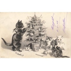 CHATS AC-MK964 CHAT ET CHATONS DECORATION DU SAPIN