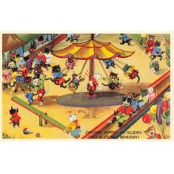 CHATS -MK41505 CHATS HUMANISERS FETE FORRAINE BALANCOIRE TOBOGAN CHAISE VOLANTE