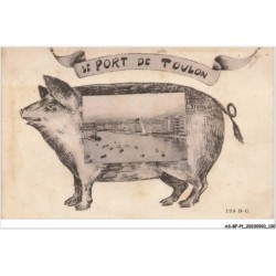 AS-BFP1-0066 - Animaux - Cochon - Le port de Toulon