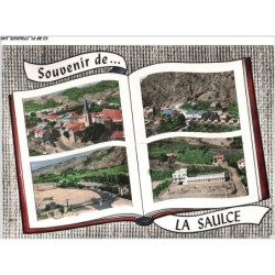 CJ-BFP1-0321-05 - Souvenir de - LA SAULCE - Vue générale - Le pont sur la durance