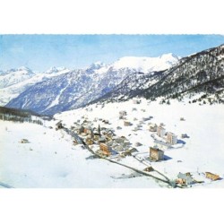 05 MONTGENEVRE AJ-MK044 VUE GENERALE AERIENNE SUR LA STATION