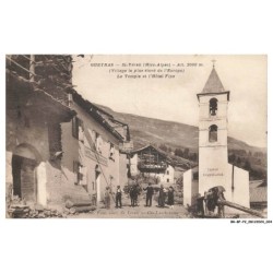 BR-BFP2-0623-05 - QUEYRAS - SAINT-VERAN - Le temple et l'hotel fine