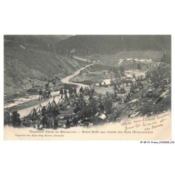 CF-BFP1-0110-05 - Chasseurs alpins en manoeuvres - Grand halte aux chalets des AYES - Brianconnais
