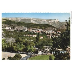BX-BFP1-0164-05 - LARAGNE - Vue générale - Pont sur le buech et montagne de faye
