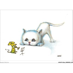 AHWP2-0193 - CHAT - les chats - illustrateur f castan