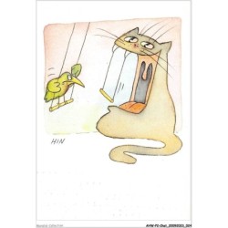AHWP2-0153 - CHAT - hin - ti mimite - dessin original de hin