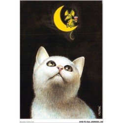 AHWP2-0191 - CHAT - les chats - illustrateur f castan