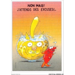 AHWP2-0202 - CHAT - non mais !! j'attends des excuses ! - félin pour l'autre ! - daniel mennebeuf