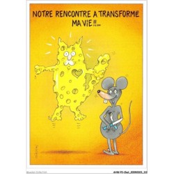 AHWP2-0197 - CHAT - notre rencontre a transformé ma vie !! - félin pour l'autre ! - daniel mennebeuf