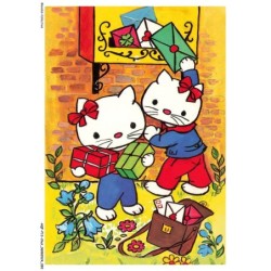 AQFP13-0937-CHAT - les lettres et les cadeaux