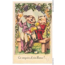 AQFP10-0664-CHAT - ce coquin de vin blanc