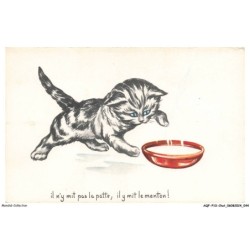 AQFP10-0680-CHAT - le bol de lait
