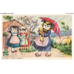 AQFP8-0516-CHAT - il pleut - il pleut bergere