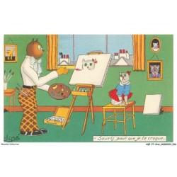 AQFP7-0452-CHAT - le peintre - le portrait