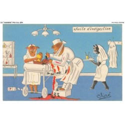 AQFP10-0716-CHAT - suite d'indigestion - a l'hopital